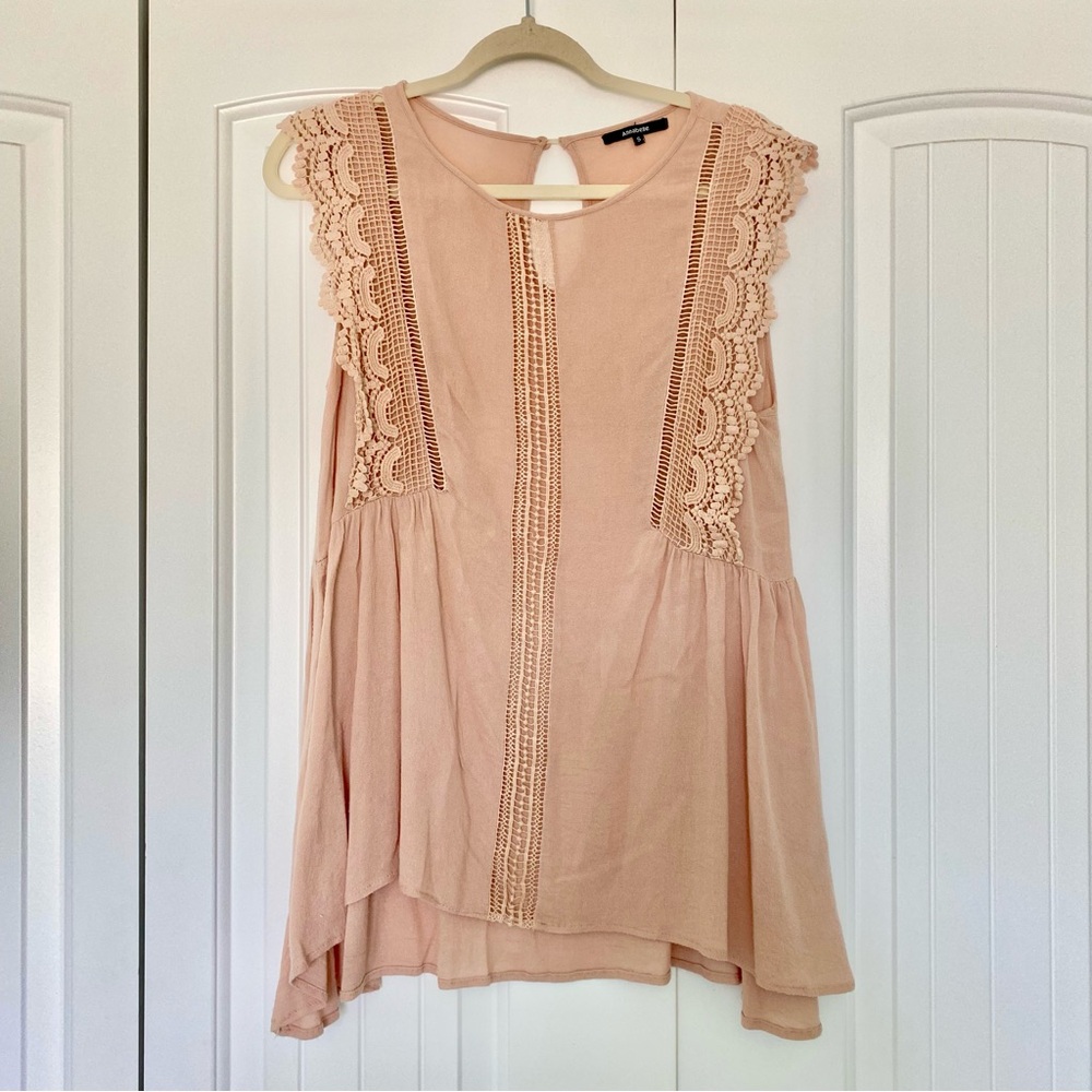 Elegant Lacey Waterfall Tank by Annabelle